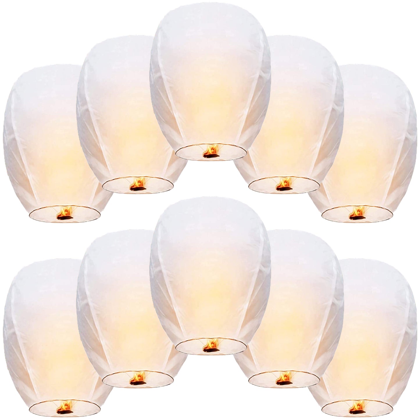 Nuluphu 20-Pack Chinese Memorial Sky Lanterns