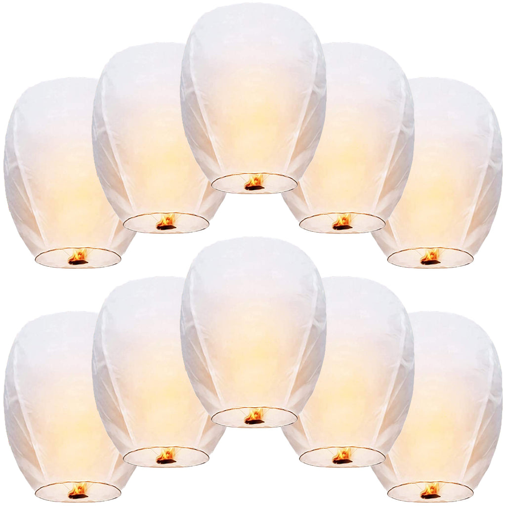 Nuluphu 20-Pack Chinese Memorial Sky Lanterns