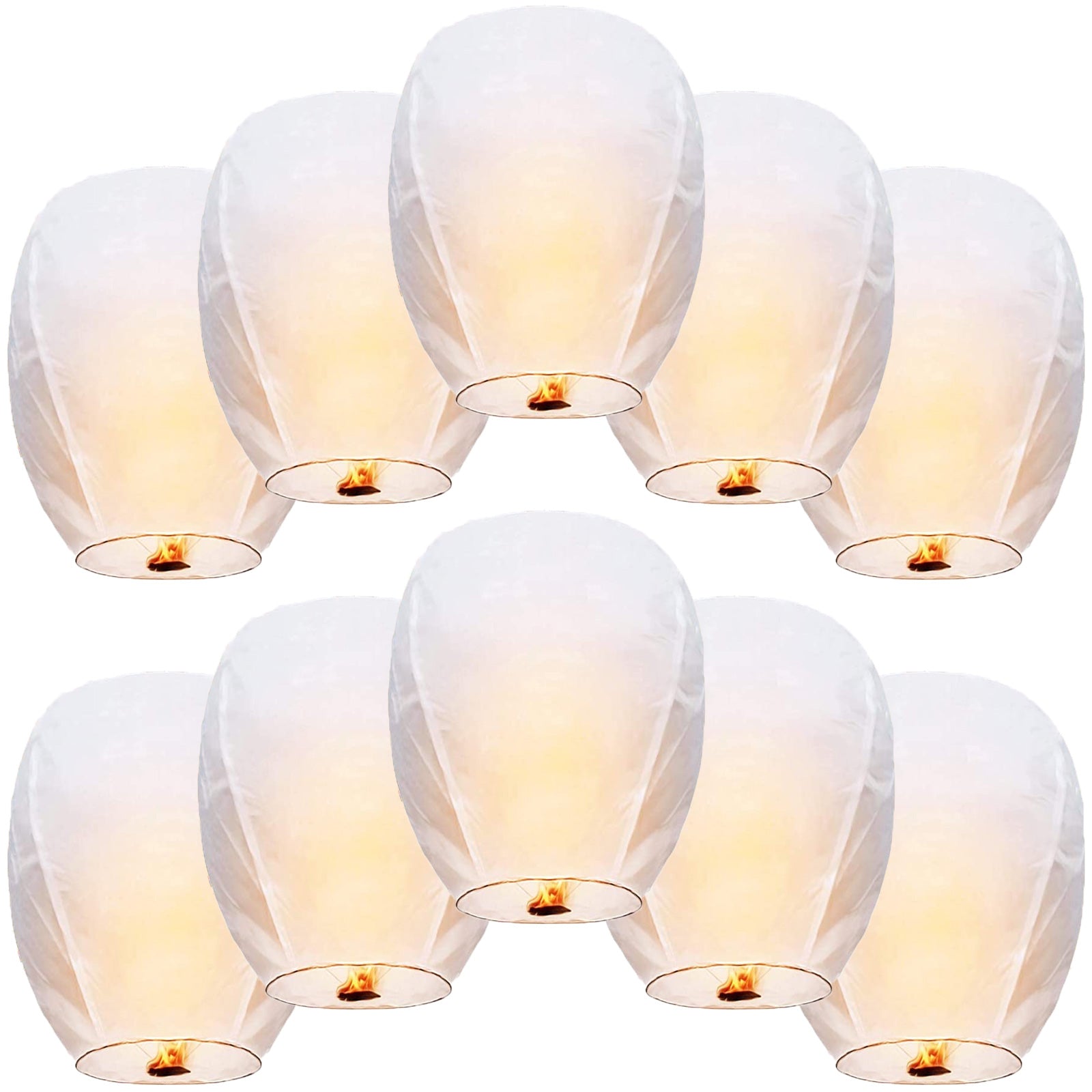 Nuluphu 20-Pack Chinese Memorial Sky Lanterns