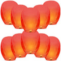 Nuluphu 20-Pack Chinese Memorial Sky Lanterns (Red)