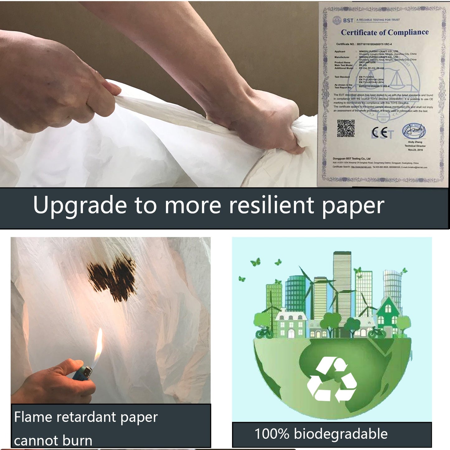 Nuluphu 20-Pack Chinese Memorial Sky Lanterns